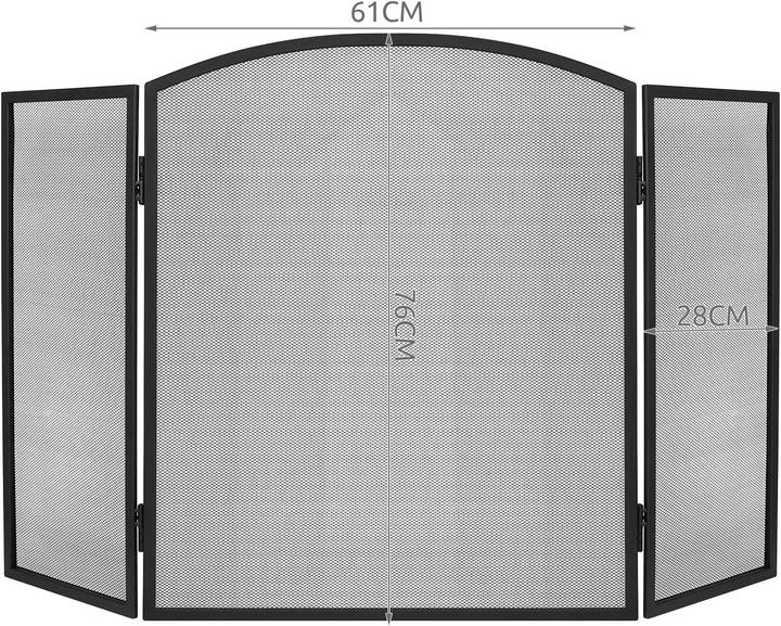 Image du produit Kaminer Écran de cheminée à 3 côtés (118 x 28 x 76 cm)