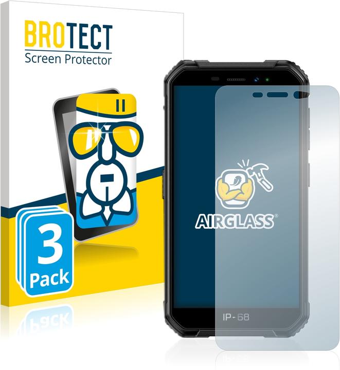 Immagine prodotto BROTECT AirGlass Vetro (3 Pezzo/i, Ulefone Armor X6)