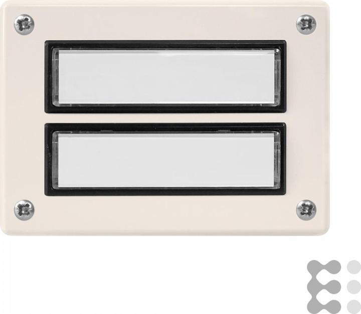 Produktbild Grothe GRO AP Klingeltableau mit55632ETA 632 WS 2 Tasten beleuchtet weiss