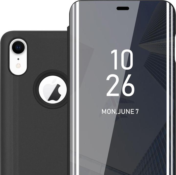 Actual product image Cadorabo Book Smart View Mirror Cover (Apple iPhone XR)