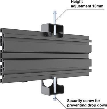 Actual product image Multibrackets Wall bracket Side by Side, 27"-32 ",VESA 75x75- (Wall, 75", 20 kg)