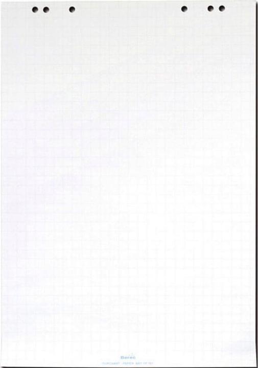 Berec Flipchart paper blank+checkered