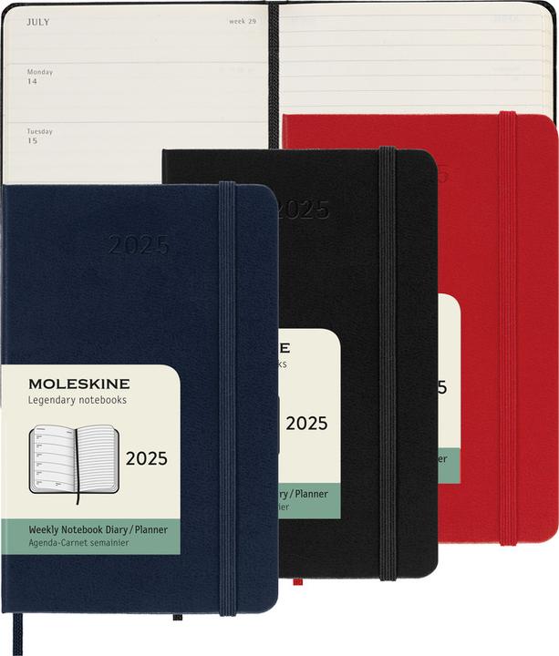 Image du produit Moleskine Agenda de poche Weekly (A6, De poche, Anglais)
