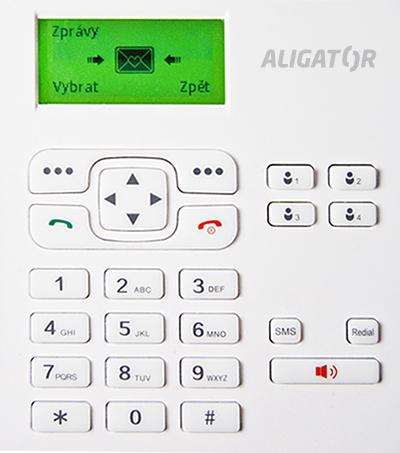 Actual product image Aligator T100 mobile phone White (2G)