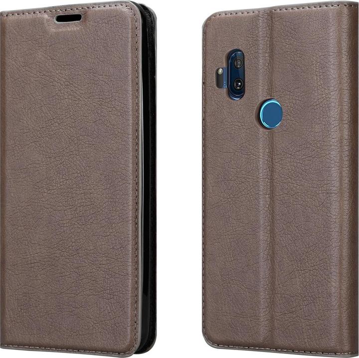 Actual product image Cadorabo Book Invisible Magnet Cover (Motorola One Hyper)