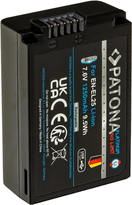 Actual product image Patona Platinum battery for Nikon EN-EL25 (Rechargeable battery)
