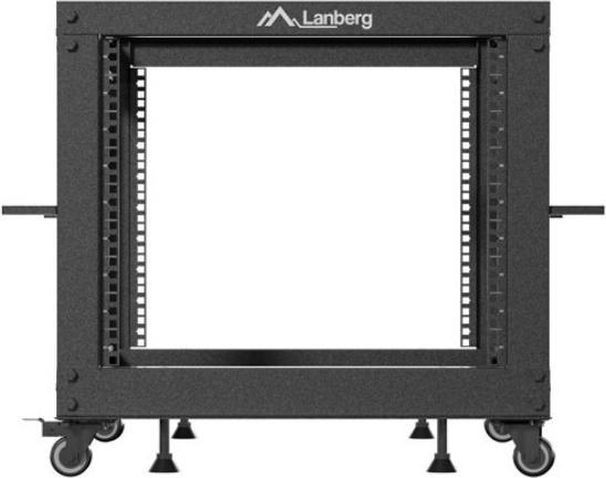 Actual product image Lanberg 19 OPEN RACK 9 HE 600X600-1100 VERSTELLBAR SCHWARZ
