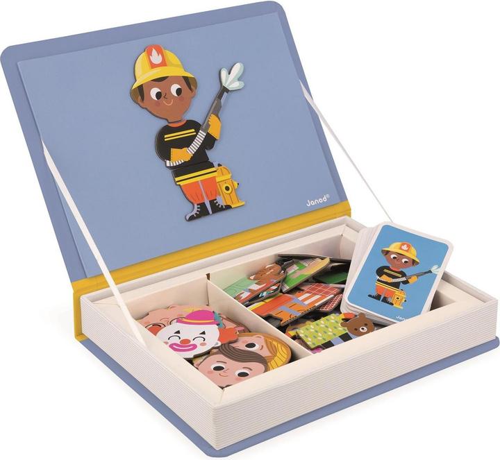 Actual product image Janod Magnetibook - Beroepen (German, French, Italian, English)
