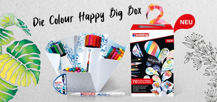Produktbild Edding Happy Big Box 1340 + 1300 (Mehrfarbig, 70 x)