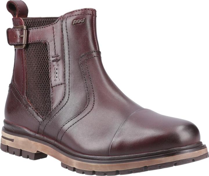 Actual product image Pod Mens Apollo Tumbled Leather Chelsea Boots (45.5)