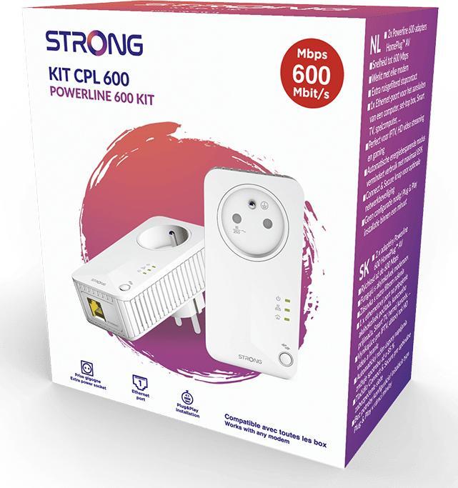 Actual product image Strong POWERLINE 600 KIT (600Mb) - Pack of 2 (600 Mbit/s)