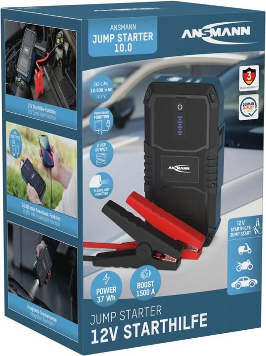 Image du produit Ansmann Jump Starter 10.0 (1500 A, 10000 mAh)