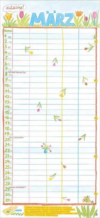 Produktbild Gabi Kohwagner Unser Familienkalender 2026 (Deutsch)
