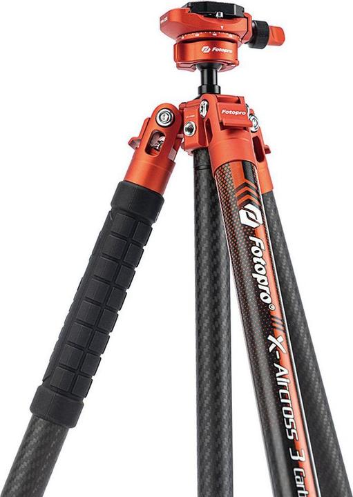 Actual product image Fotopro X Aircross 3 Lite Carbon Tripod Oranje