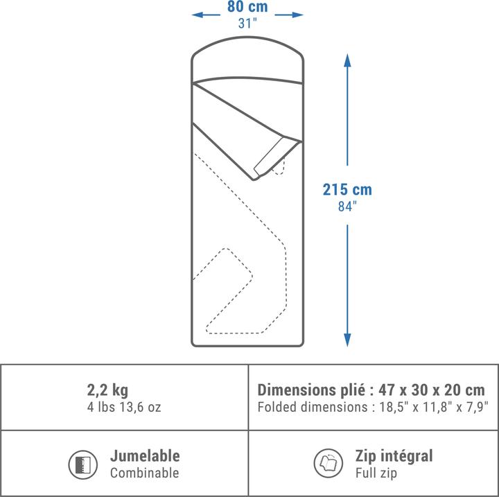 Quechua Arpenaz 0 (215 cm)