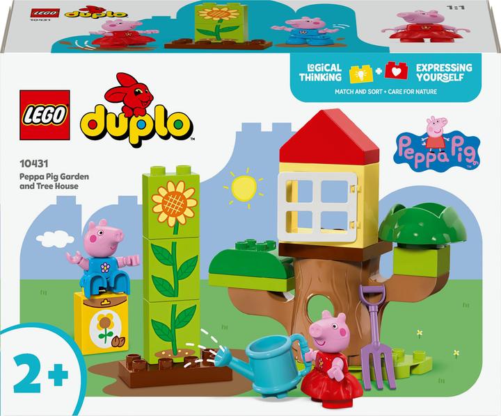 Actual product image LEGO Peppa's garden with tree house (10431)