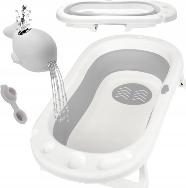 Produktbild Primabobo sulankstoma vonelė 89cm su pagalvėle Max Pilkas (kod.734)
