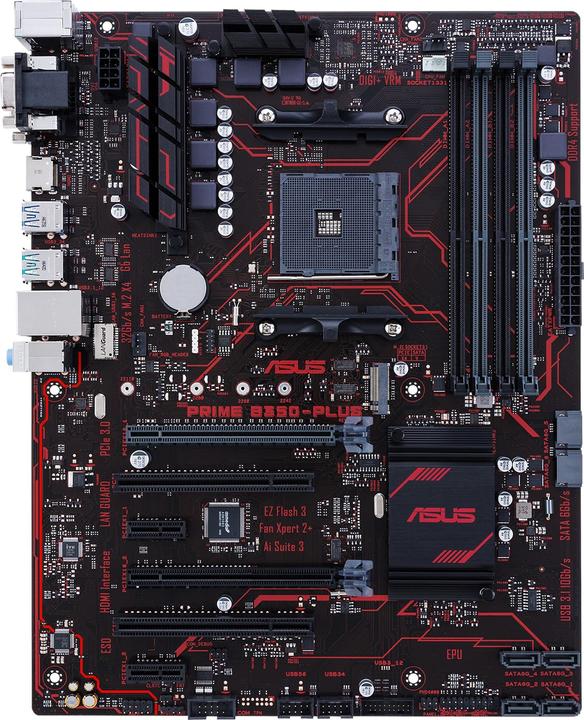 Produktbild ASUS Prime B350-Plus (AM4, AMD B350, ATX)