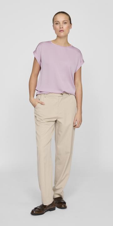 Actual product image Vila Round neckline top with short sleeves (34)