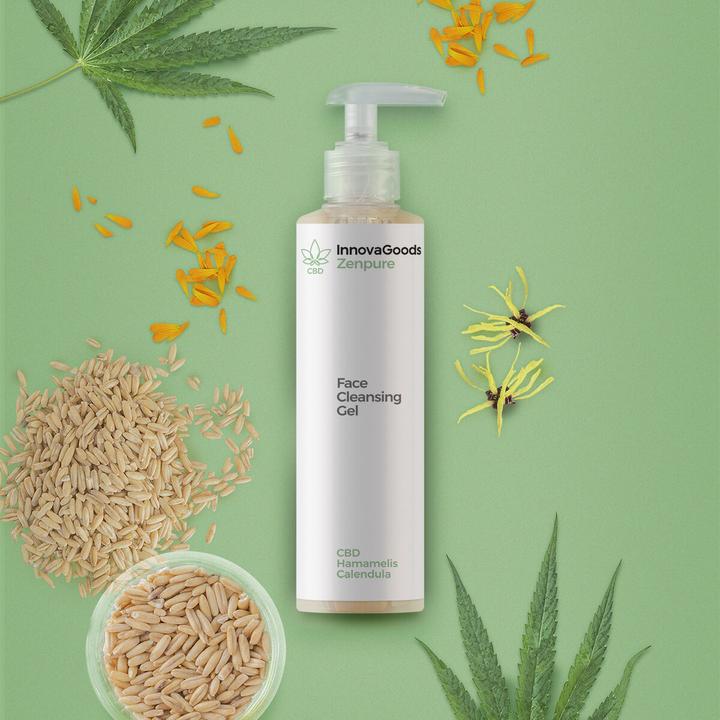 Produktbild InnovaGoods Gesichtsreinigungsgel CBD Zenpure 200 ml (Gel, 200 ml)