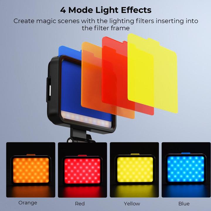 Actual product image K&F Concept LED lamp, 3000K-10000K, warm, cool and double-color light