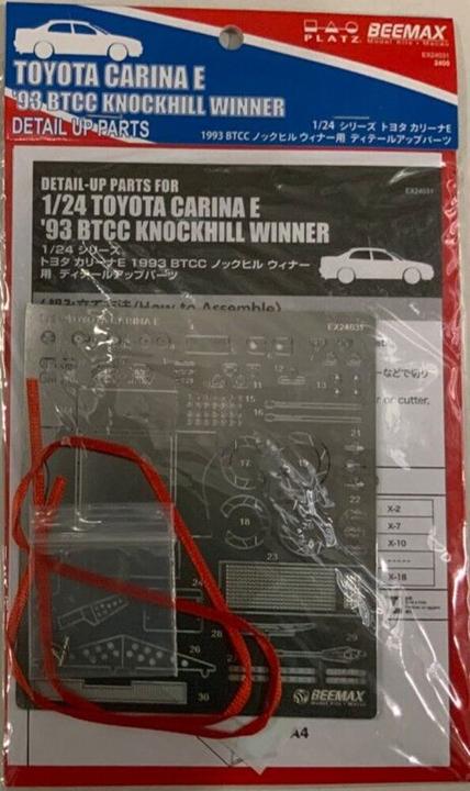 Immagine prodotto Beemax Toyota Carina E '93 vincitrice del BTCC Knockhill Dettaglio UP Parts