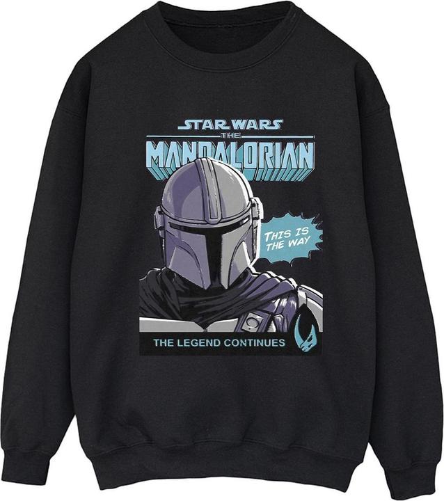 Actual product image Star Wars Womens/Ladies Mando Comic Cover Sweatshirt (XL)