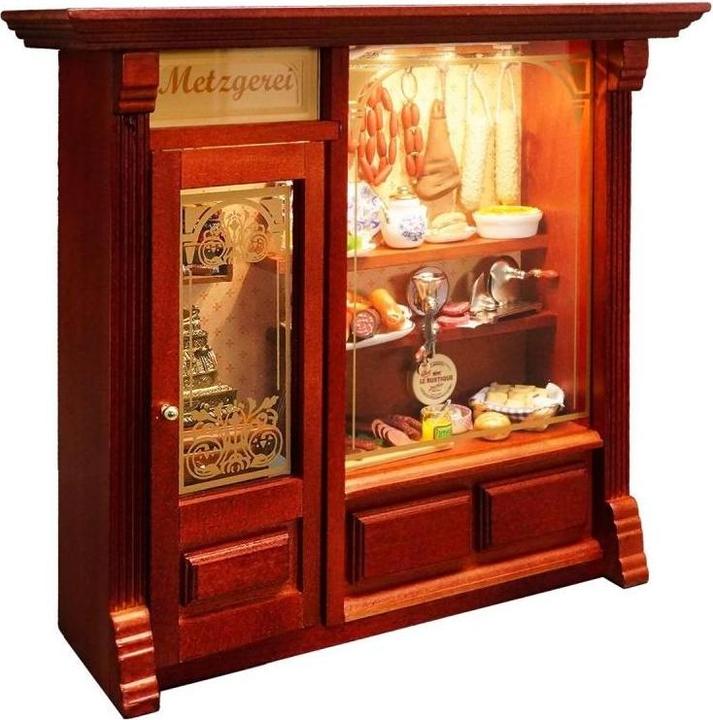 Produktbild Reutter 102.797/4 - Metzgerei mit Beleuchtung - Schaufensterladenserie 797