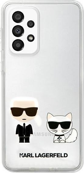 Immagine prodotto Karl Lagerfeld KLHCA33CKTR A33 5G A336 Custodia rigida amplificatore Karl trasparente Choupette (Samsung Galaxy A33 5G)