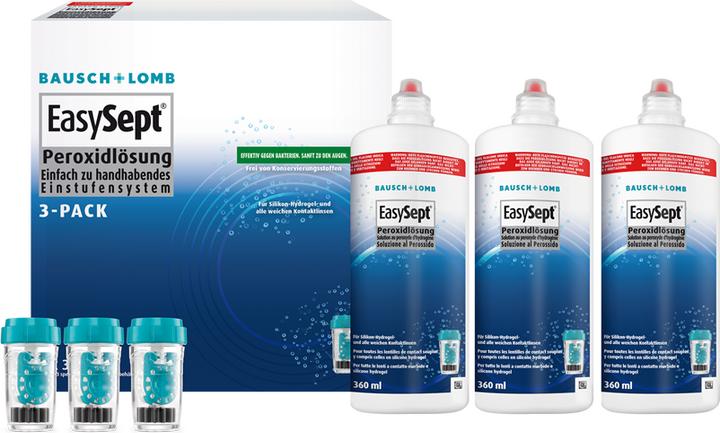 Actual product image Bausch + Lomb EasySept 3Pack (Peroxide system, 1080 ml)