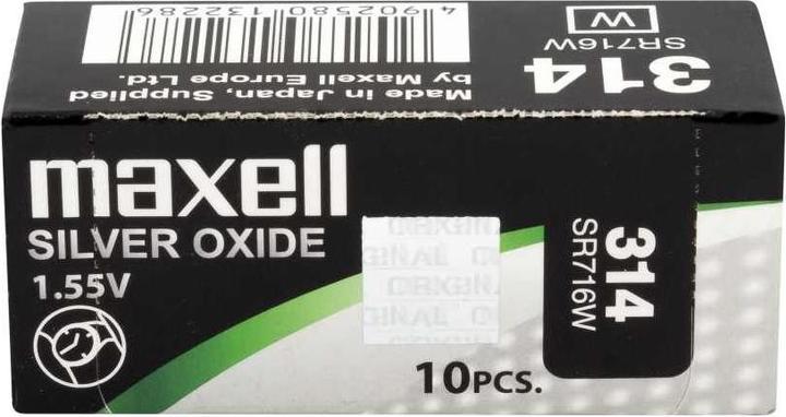 Produktbild Maxell Knopfzelle SR716W 10 Stück (10 Stk., CR2025, 21 mAh)
