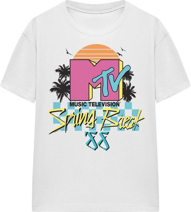 Actual product image MTV Unisex Adult Spring Break Checkerboard T-Shirt (XL)
