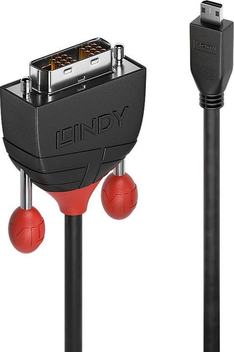 Produktbild Lindy micro HDMI (Typ D) — DVI (2 m, HDMI, DVI)