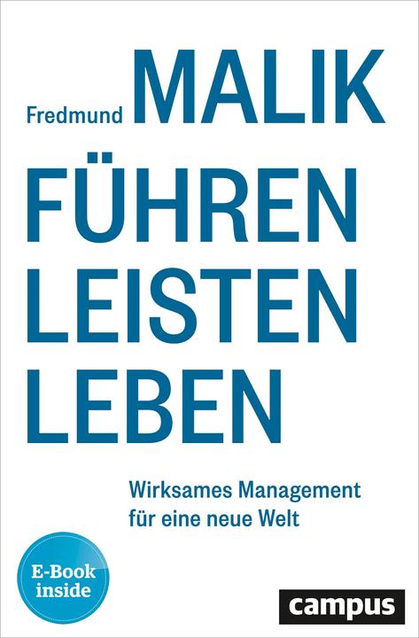 Immagine prodotto Führen Leisten Leben (Tedesco, Fredmund Malik, 2019)