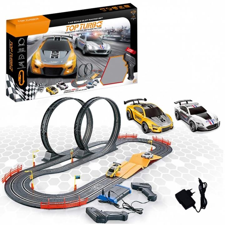 Image du produit MADE Rennbahn mit 2 Loopings Länge 560 cm