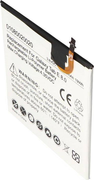 Actual product image AccuCell Battery Samsung Galaxy Tab 5, Tab E 8.0, Tab E 8.0 4G LTE, Tab E 8.0 TD-LTE