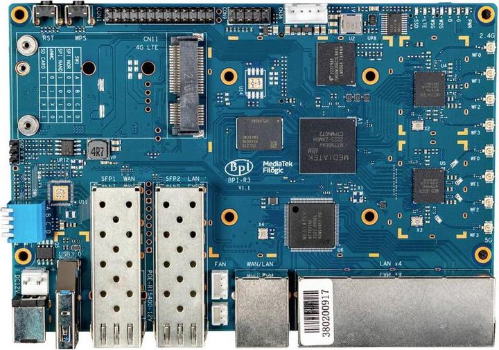 Productafbeelding Sinovoip BananaPi-R3 Banana Pi BPI-R3 2 GB