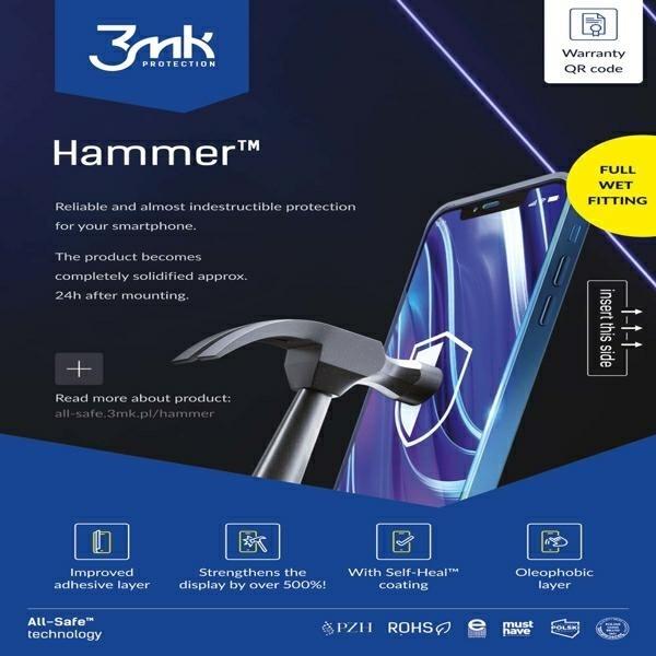 Image du produit 3MK All-In-One Hammer Phone mokry montaż 5 szt.