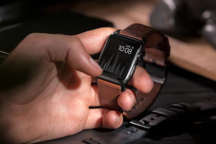 Produktbild Nomad Modern Connector Strap (44 mm, Edelstahl, Leder)