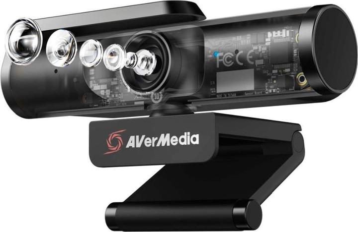 AVerMedia PW513 Webcam 8 MP 3840 x 2160 Pixel USB-C Schwarz (8 Mpx)