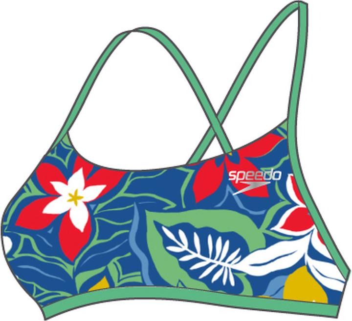 Produktbild Speedo Allover Cross Back Crop Top (W32/L36)