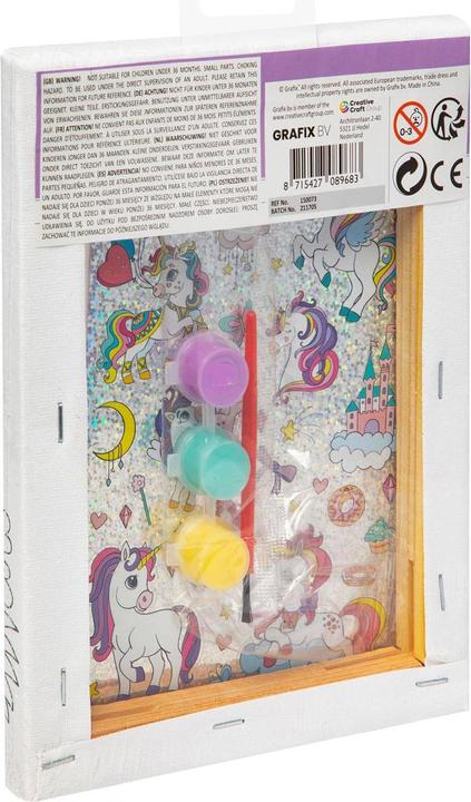 Actual product image Grafix Canvas to paint assorted