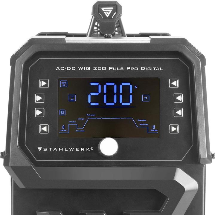 Actual product image Stahlwerk Shielding gas welder AC/DC TIG 200 Puls Pro Digital Spot 200 A