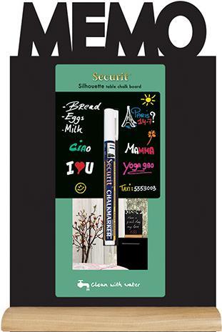 Actual product image Securit Memo (Blackboard, 21 x 35 cm)