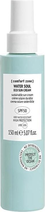 Actual product image Comfort Zone WATER SOUL eco sun cream SPF50 150 ml (Suntan cream, SPF 50, 150 ml)