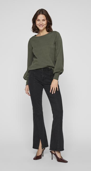 Actual product image Vila U-boat neck knitted jumper (M)