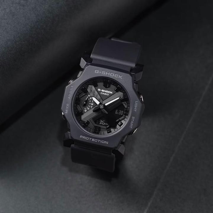 Actual product image G-Shock GA-2300-1A (Chronograph, Digital watch, Analogue wristwatch, Sports watch, 42 mm)