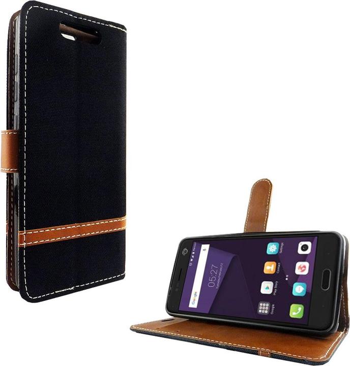 Produktbild König Design Hülle Handy Schutz für ZTE Blade V8 Case Cover Tasche Wallet Etui Handyhülle Neu (ZTE Blade V8)