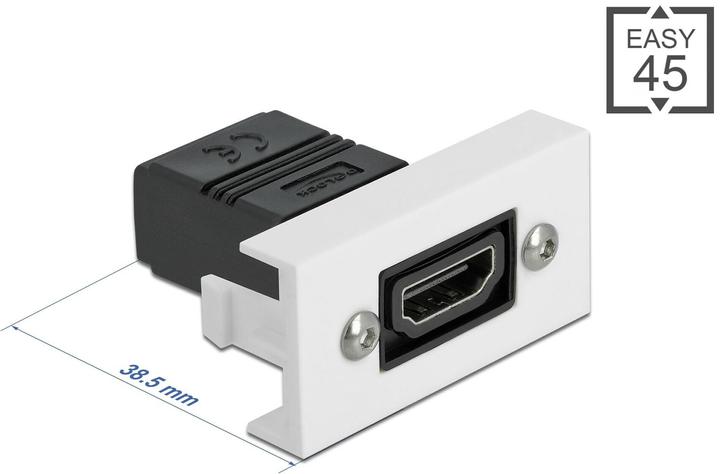 Delock Modulo a scatto Easy 45 (HDMI, 2.25 cm)