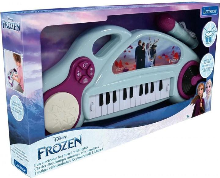Actual product image Lexibook Disney Frozen Electronic Keyboard with Light Effects (Multilingual)